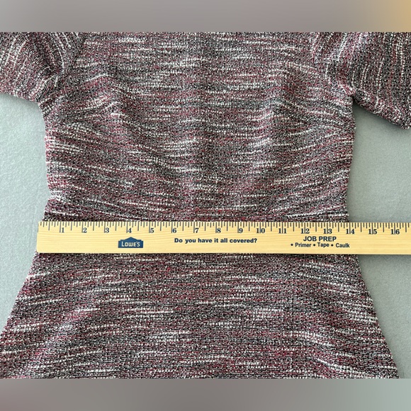 Loft Tweed Pink Grey Sheath dress NWT - Picture 10 of 10